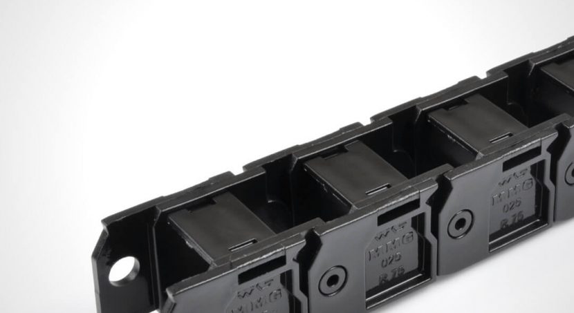 MG-L25 kablo taşıyıcı - 25x25 mm plastik hareketli kablo kanalı